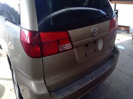 2005 TOYOTA SIENNA, GOLD, LE MODEL, 3.3L, AT FWD,  Z26288